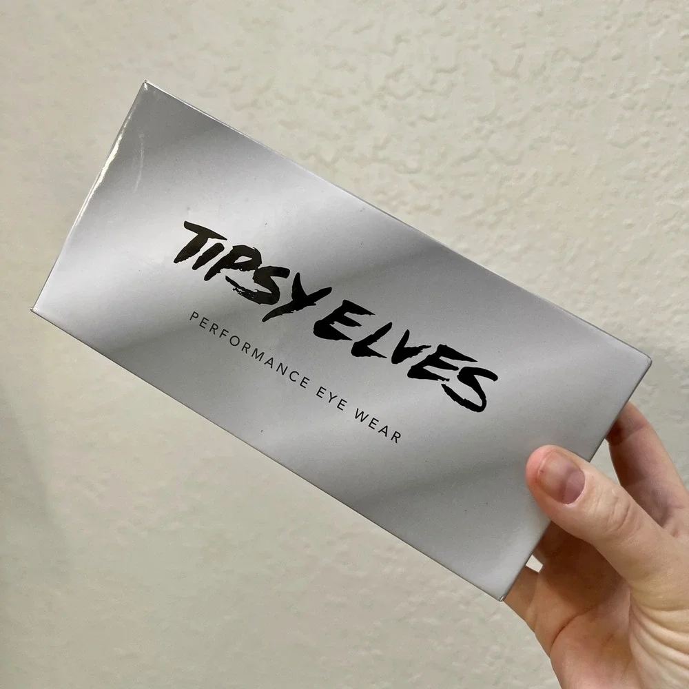 Tipsy Elves Blue Bender Splatter Shield Sunglasses Blue Mirrored Lens UV400